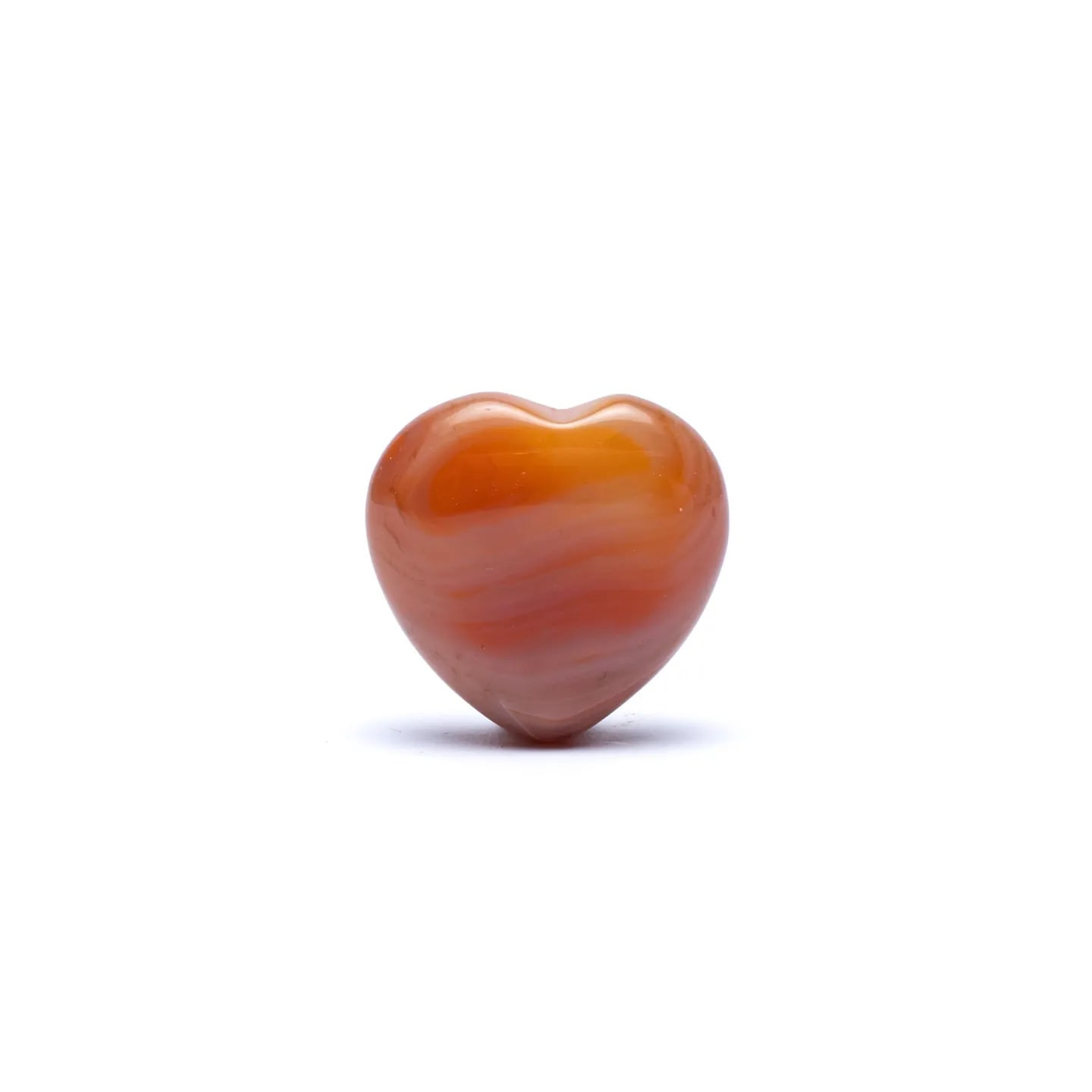 Pierres de souci coeurs Cornaline | Pieralune