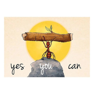 Carte postale Yes you can | Pieralune