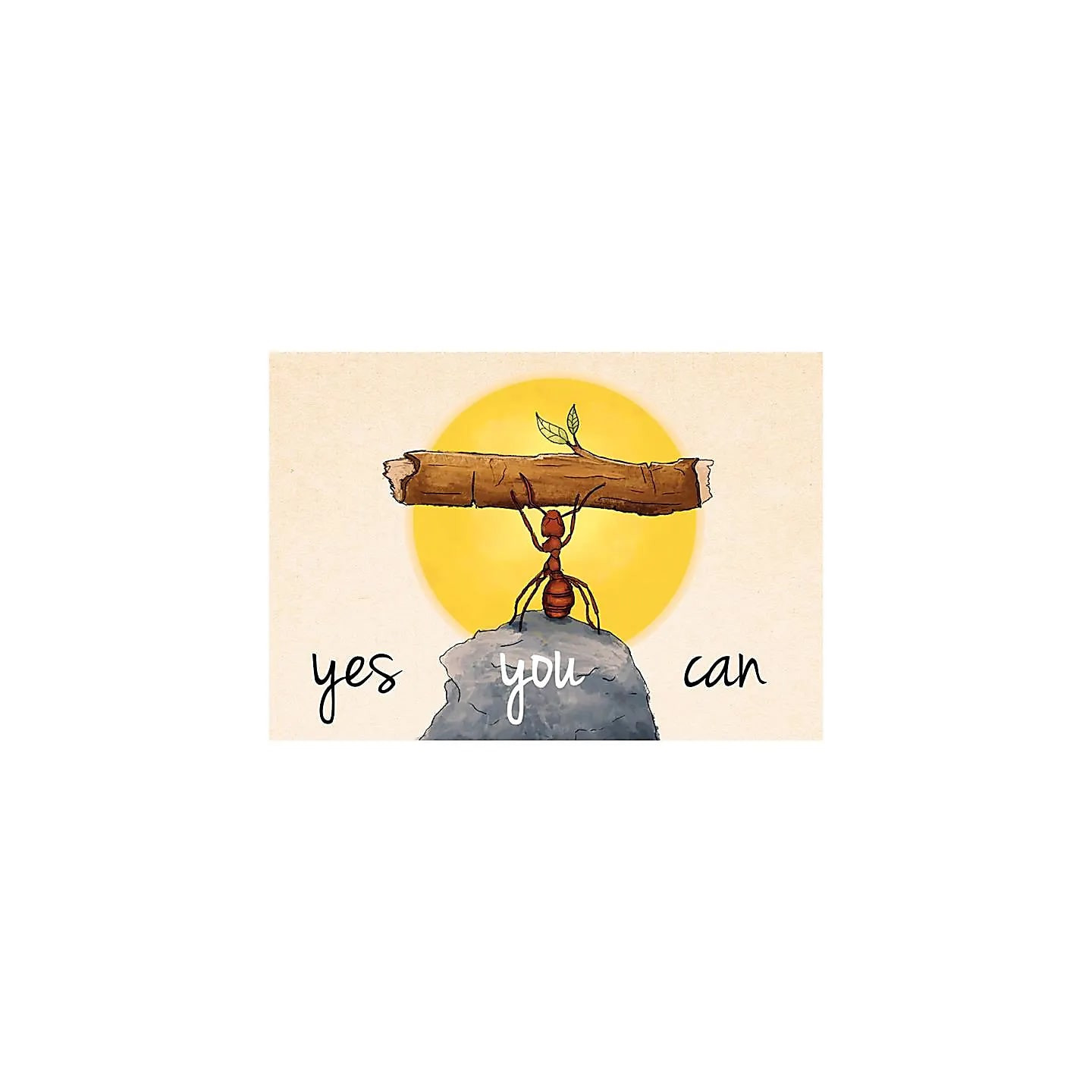 Carte postale Yes you can | Pieralune