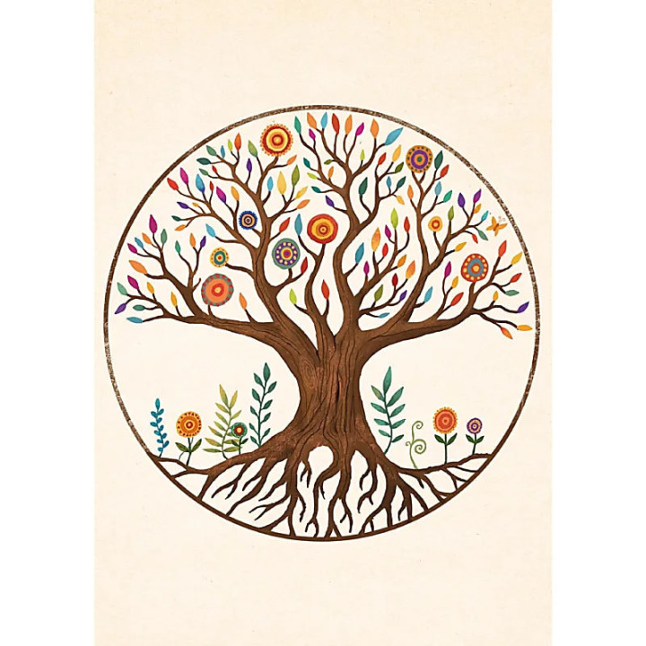 Cartes postales Arbre de Vie Mandala | Pieralune