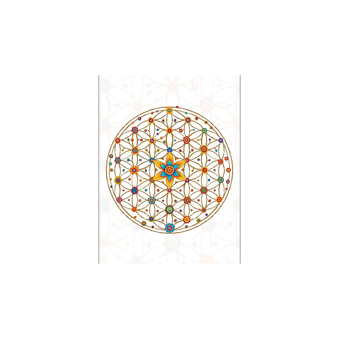 Bloc notes Fleur de Vie | Pieralune