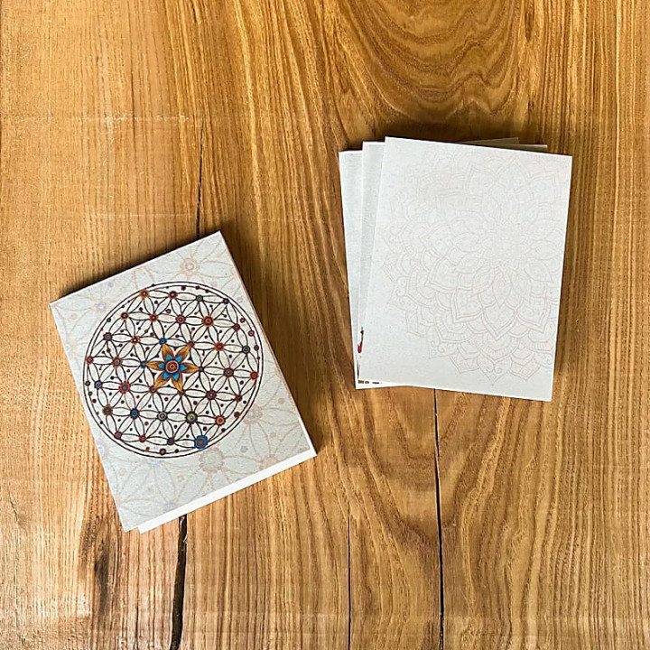 Bloc notes Fleur de Vie | Pieralune