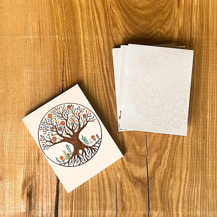 Bloc-notes Arbre de vie Mandala | Pieralune