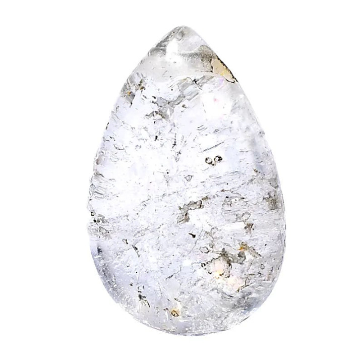 Pendentif cristal de roche foré lisse | Pieralune