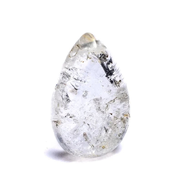 Pendentif cristal de roche foré lisse | Pieralune