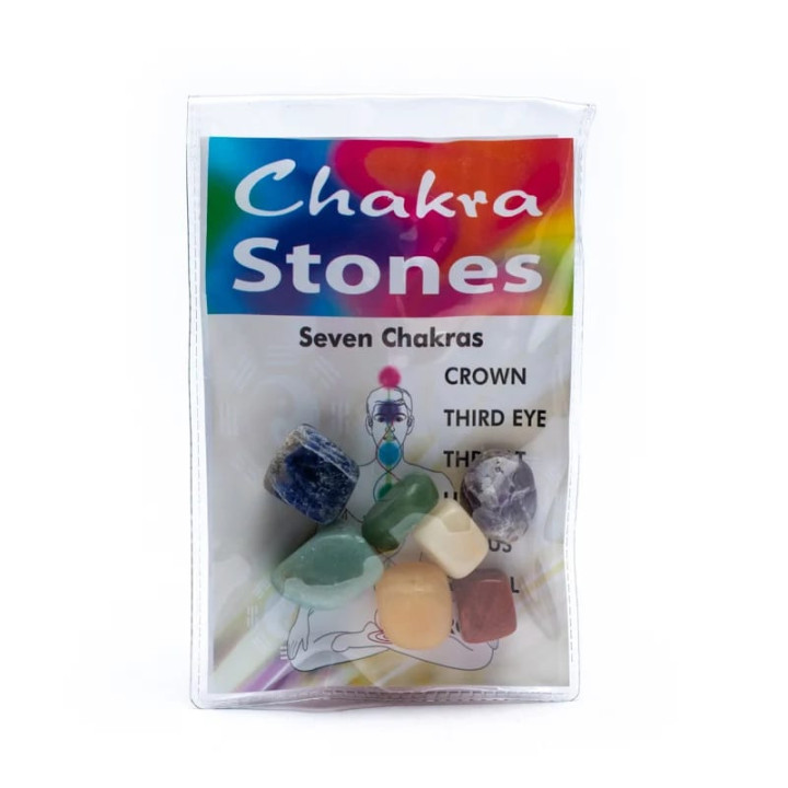 Pierres chakra 24 lots présentoir gratuit | Pieralune
