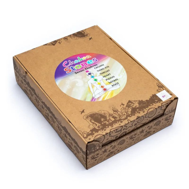 Pierres chakra 24 lots présentoir gratuit | Pieralune