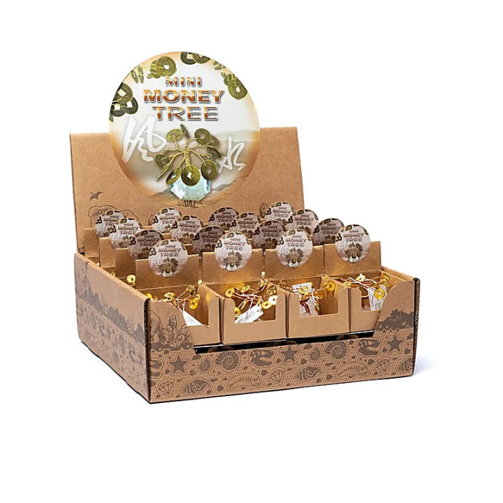 Mini présentoir d'arbre à monnaie avec 32 pièces - ± 4,... | Pieralune