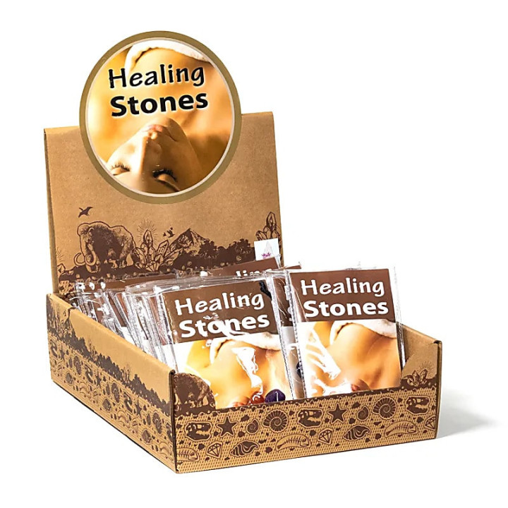 Pierres de soin 24 lots + Présentoir gratuit | Pieralune