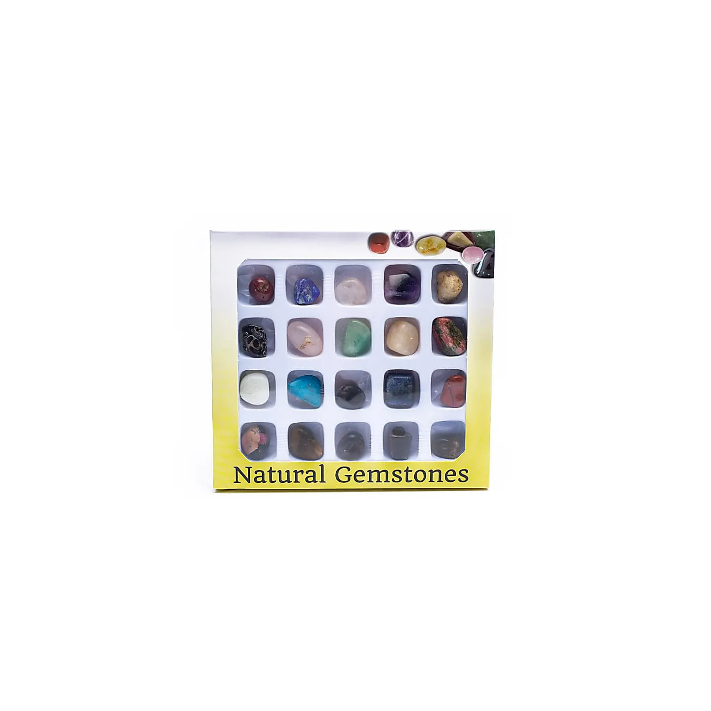 Coffret avec 20 pierres précieuses roulées | Pieralune