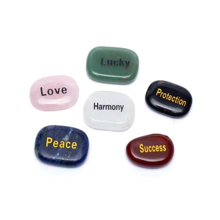 Présentoir de pierres précieuses avec 24 pièces | Pieralune