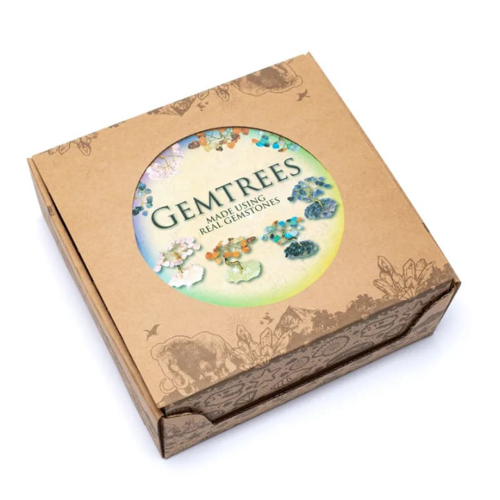 Présentoir arbre en pierre mini avec 32 pièces | Pieralune