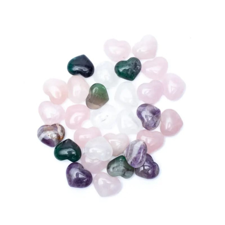 Présentoire de coeurs de cristal - 30 pièces | Pieralune