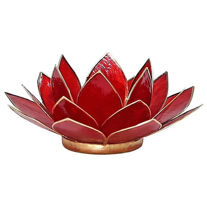 Eclairage Lotus 1° Chakra rouge & or | Pieralune