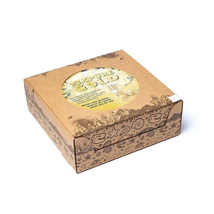 Présentoir de bouteilles avec feuille d'or pur - 60 piè... | Pieralune