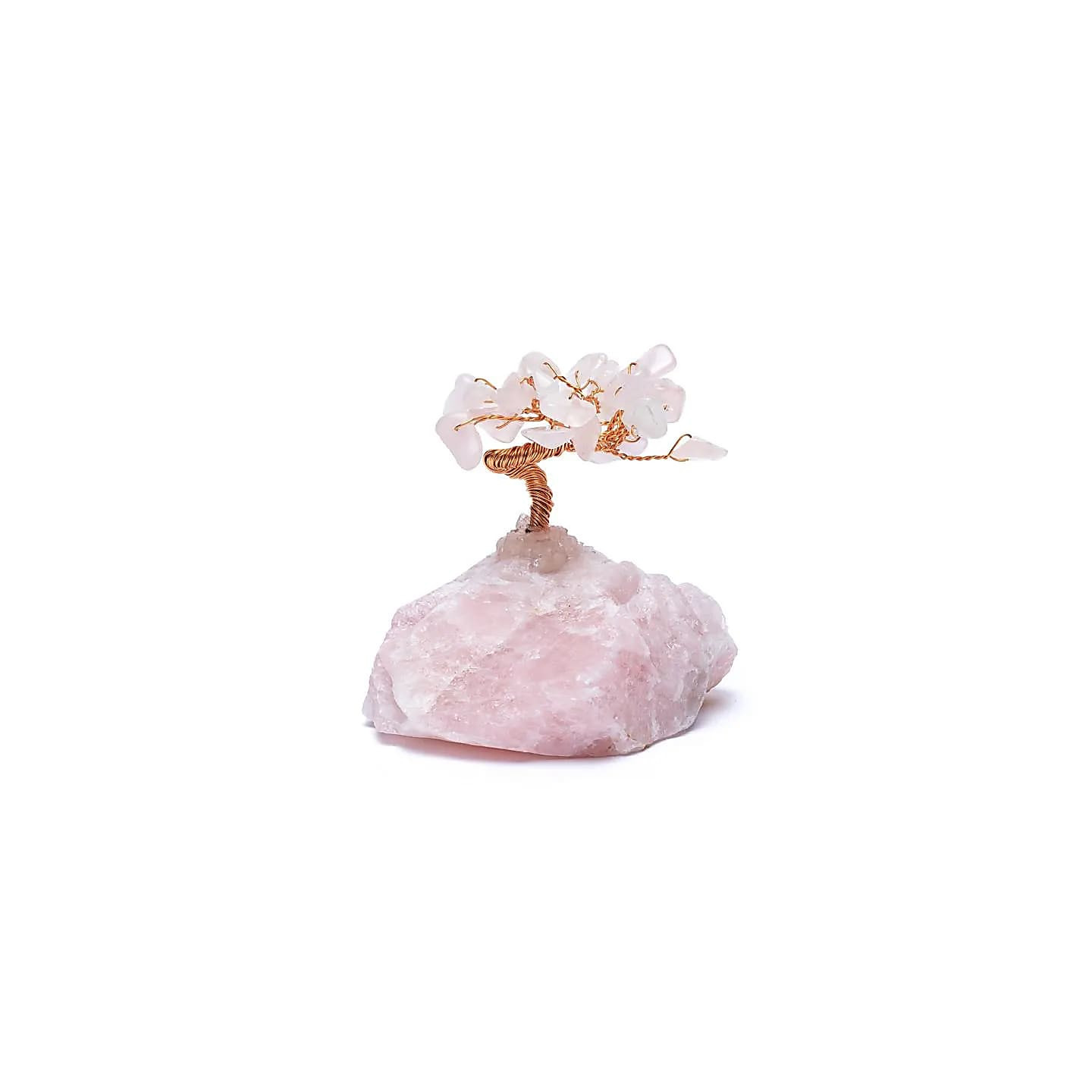 Arbre de pierres précieuses Quartz rose | Pieralune