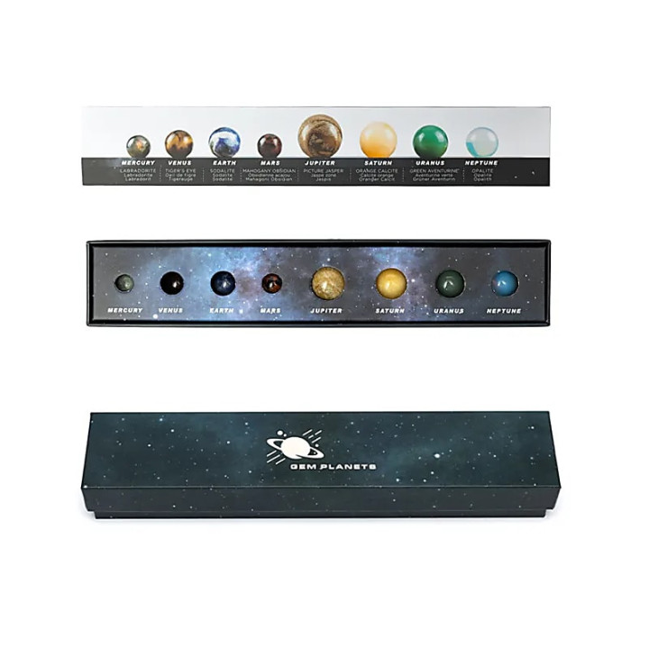 Coffret cadeau 8 pierres planètes | Pieralune
