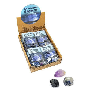 Pierres de rêve 24 sets avec pochette présentoir | Pieralune