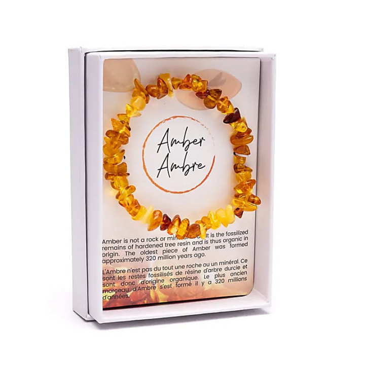 Bracelets d'ambre, 12 pièces, dans un coffret présentoir | Pieralune