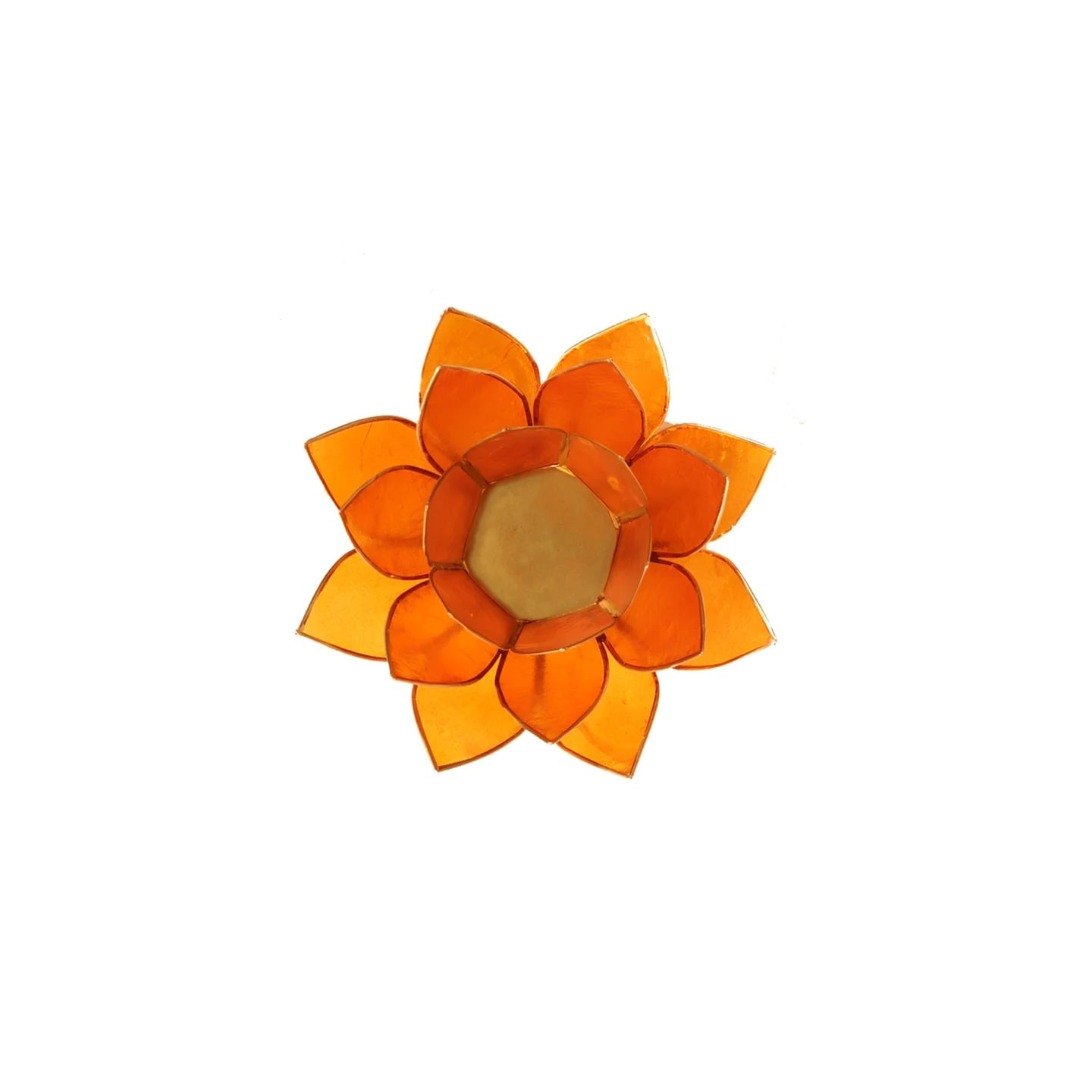 Eclairage Lotus 2° Chakra orange & or | Pieralune