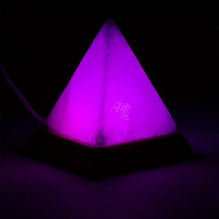 Mini lampe pyramide sel blanche USB + LED | Pieralune