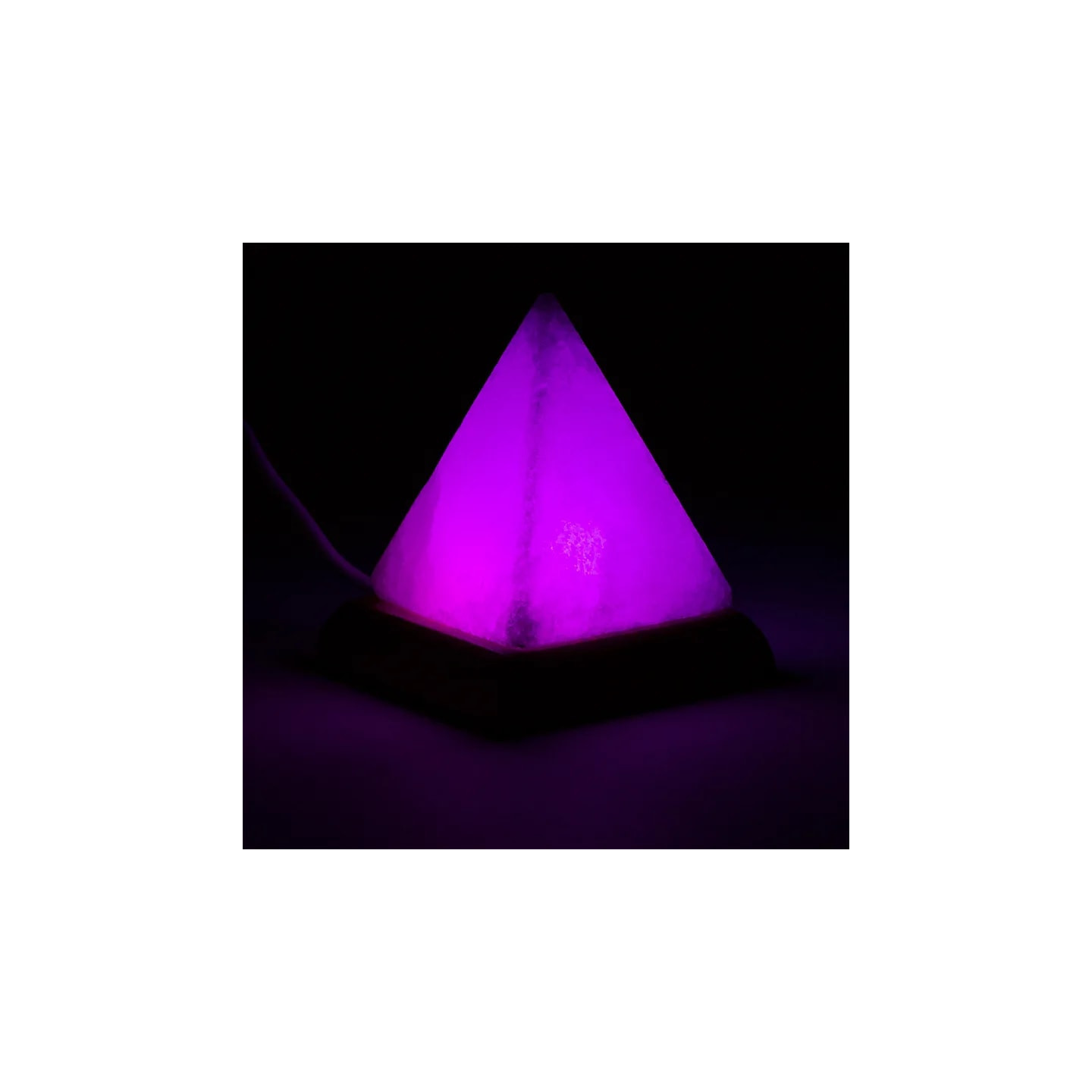 Mini lampe pyramide sel blanche USB + LED | Pieralune