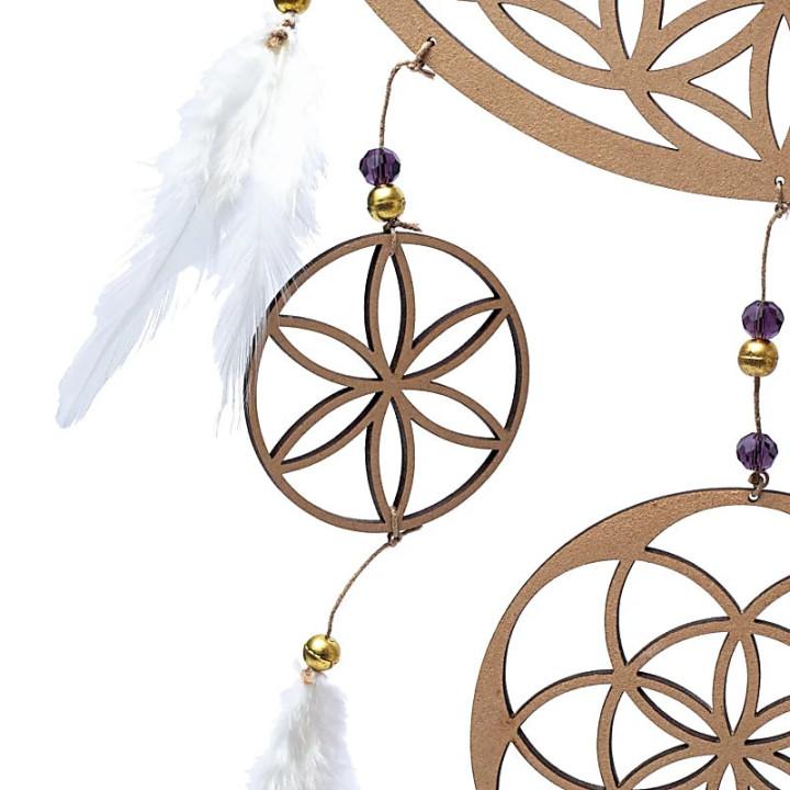 Attrape-rêves Fleur de Vie | Pieralune