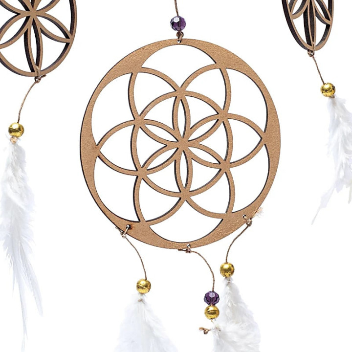 Attrape-rêves Fleur de Vie | Pieralune