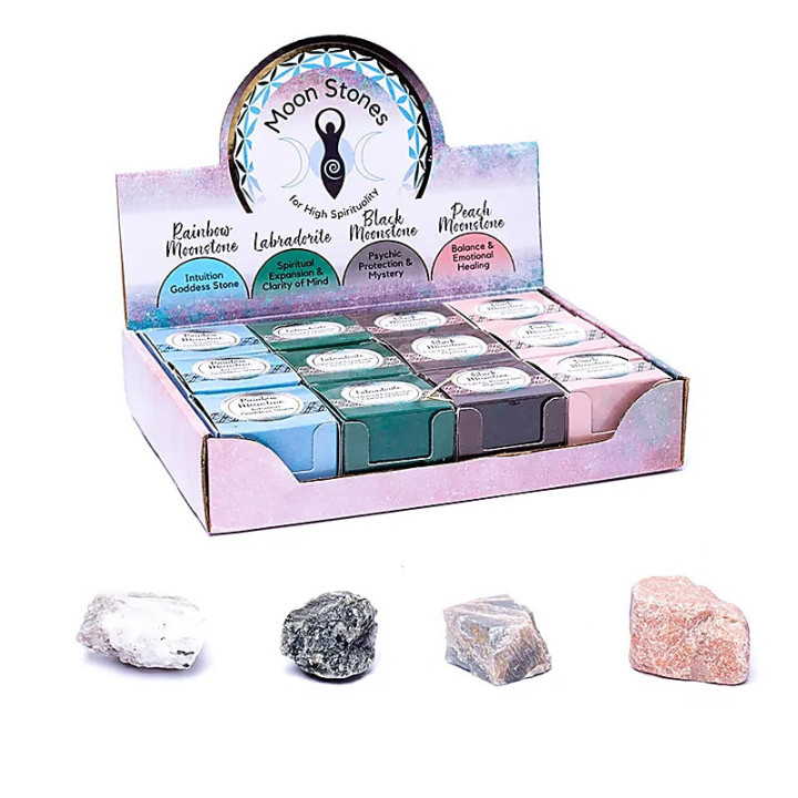 Pierres de Lune 12 pièces dans une boîte de présentatio... | Pieralune