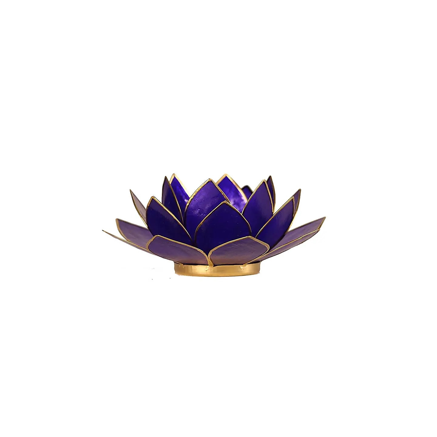 Eclairage Lotus 6° Chakra indigo & or | Pieralune