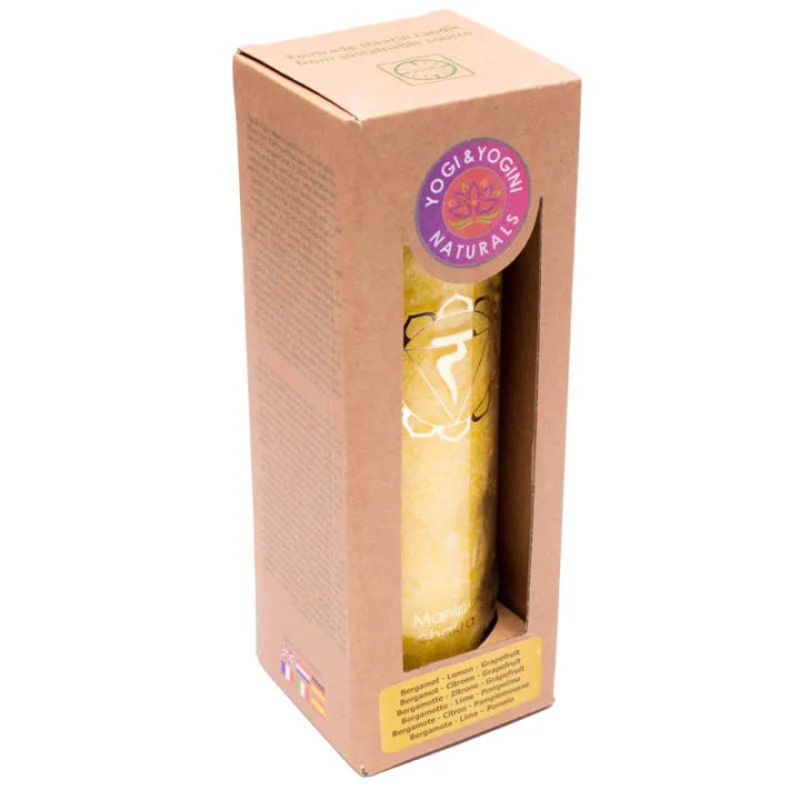 Bougie parfumée 3° chakra stearine 100 heures | Pieralune