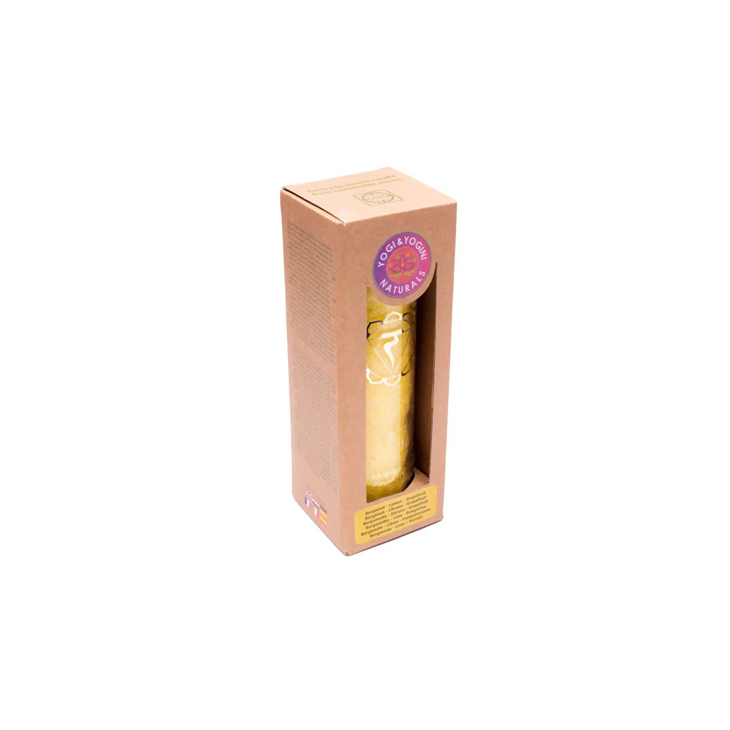 Bougie parfumée 3° chakra stearine 100 heures | Pieralune