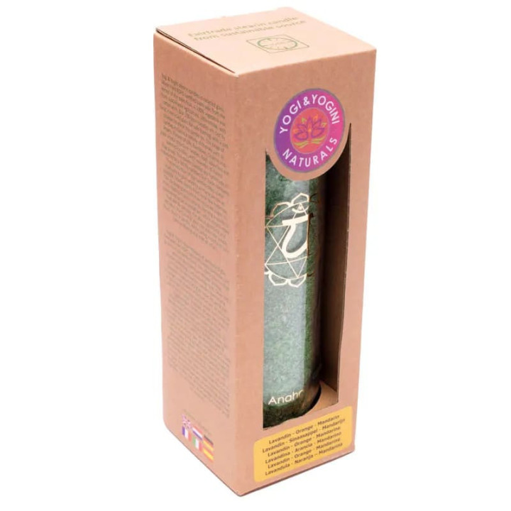 Bougie parfumée 4° chakra stearine 100 heures | Pieralune