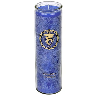 Bougie parfumée 5° chakra stéarine 100 heures | Pieralune