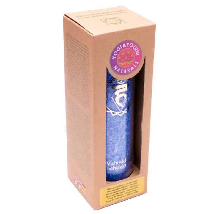 Bougie parfumée 5° chakra stéarine 100 heures | Pieralune