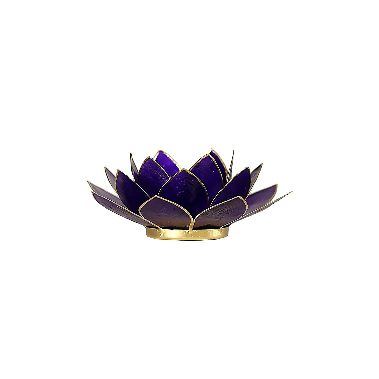 Eclairage Lotus 7° Chakra violet & or | Pieralune