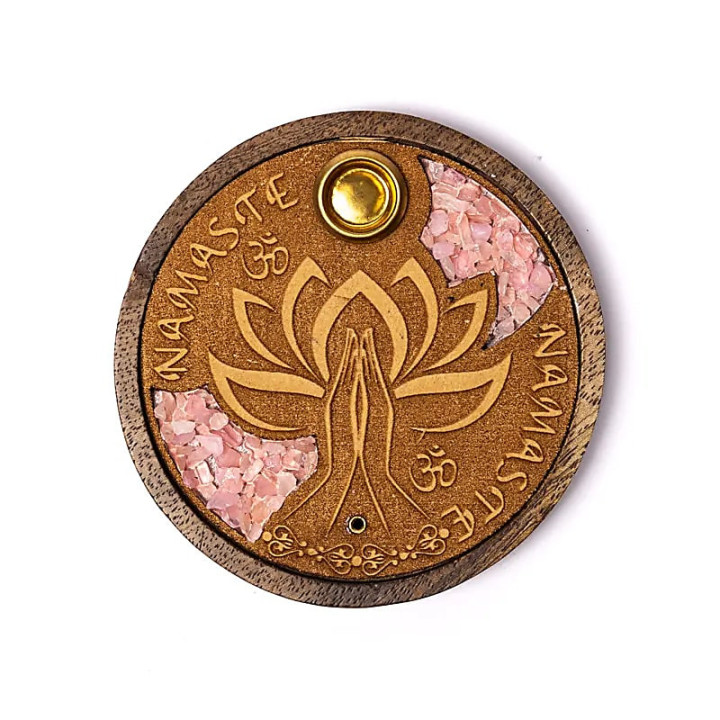 Brûle-encens bâtons et cônes Namaste quartz rose | Pieralune
