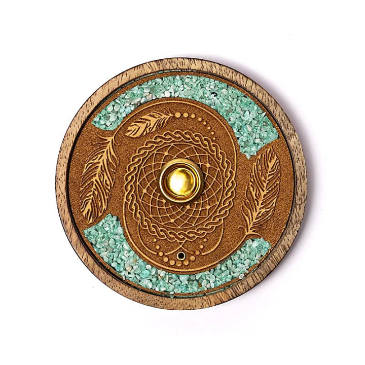 Brûle-encens bâtons et cônes attrape-rêves amazonite | Pieralune