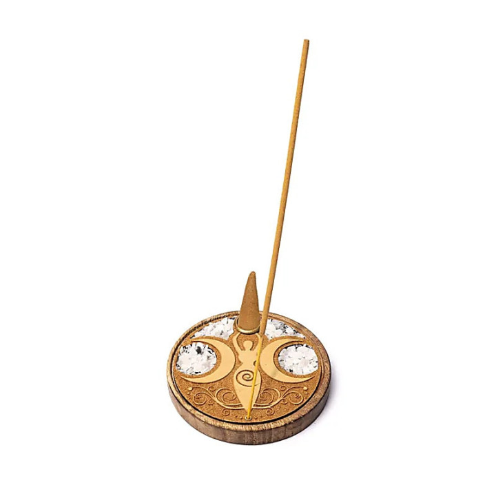 Brûle-encens bâtons et cônes déesse de la lune pierre d... | Pieralune