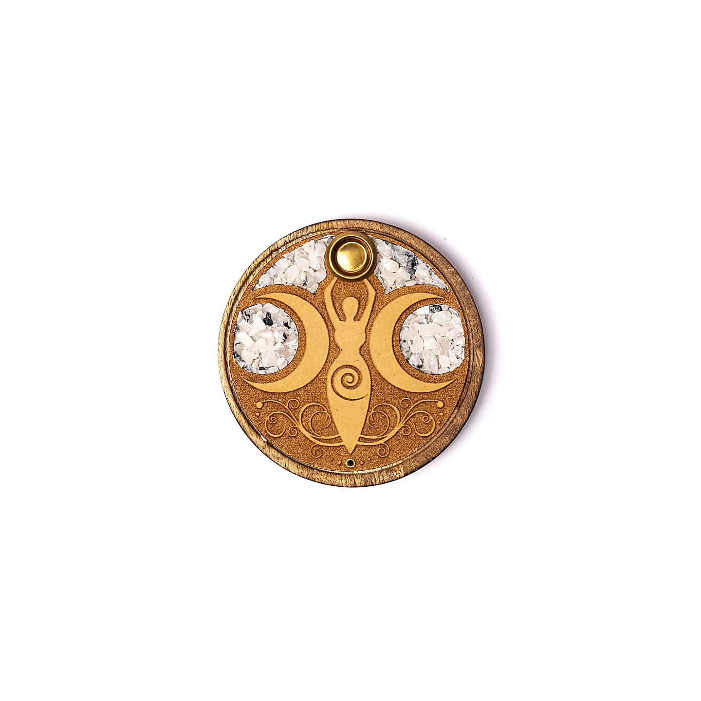 Brûle-encens bâtons et cônes déesse de la lune pierre d... | Pieralune