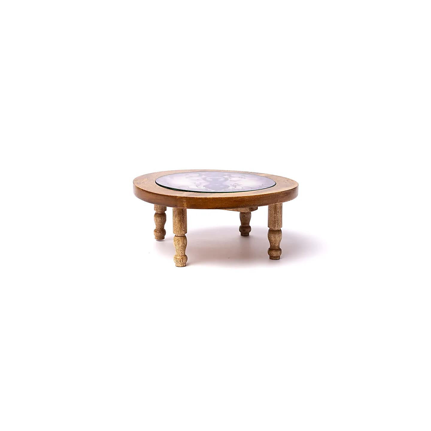 Table d'appoint en bois Déesse de la lune, impression s... | Pieralune