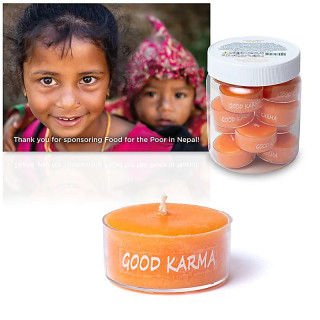 Bougies chauffe-plat à la stéarine Good Karma | Pieralune