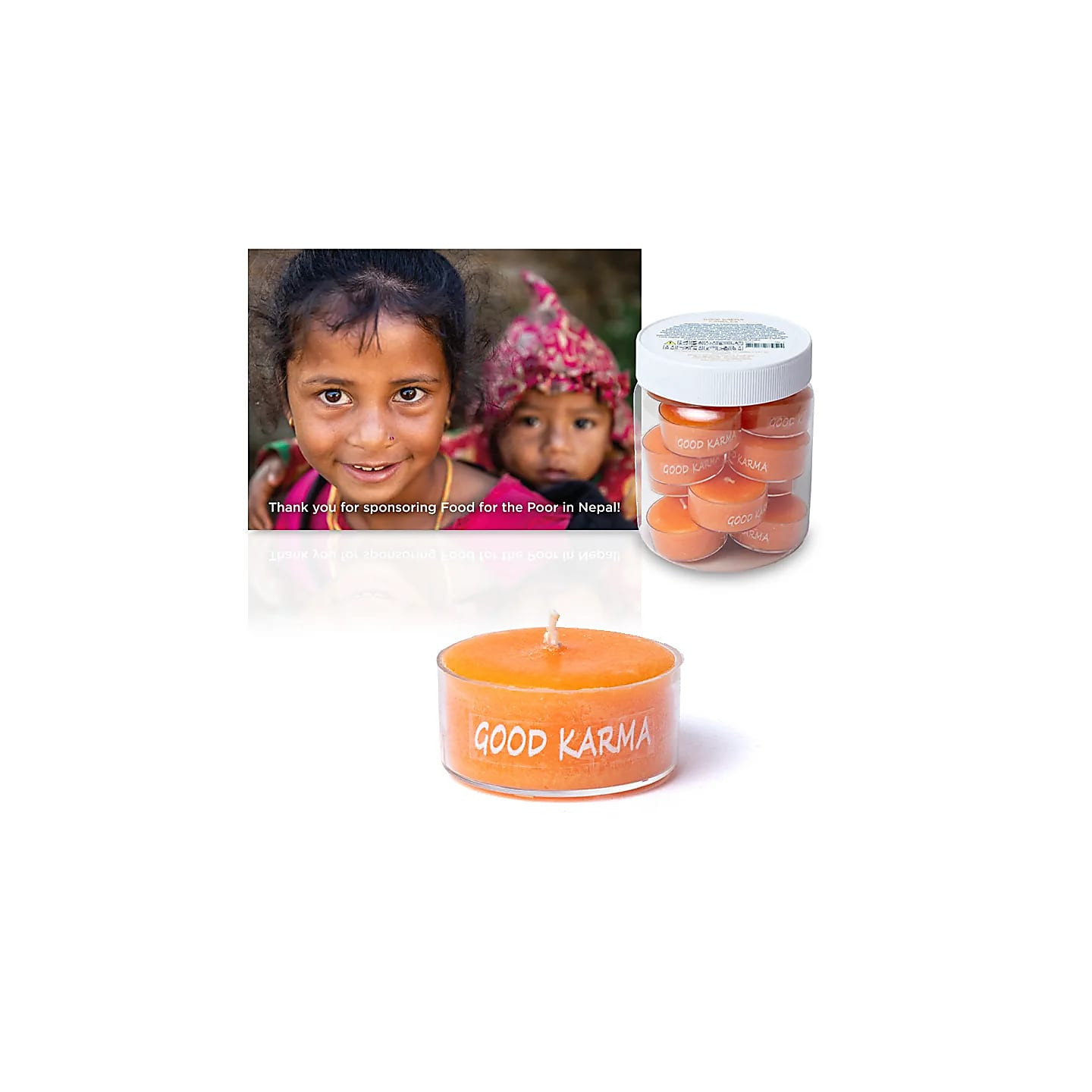 Bougies chauffe-plat à la stéarine Good Karma | Pieralune