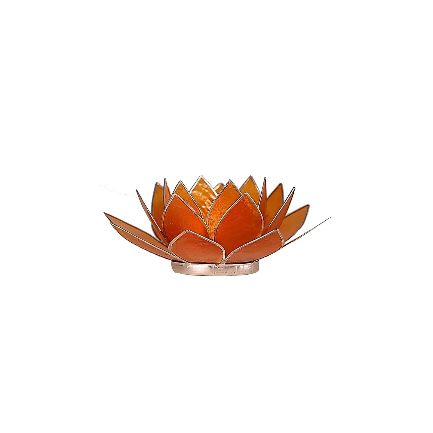 Eclairage Lotus 2° Chakra orange/argent | Pieralune