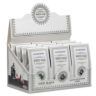 Cônes déncens à refoulement Ayurvedique Sauge Blanche | Pieralune