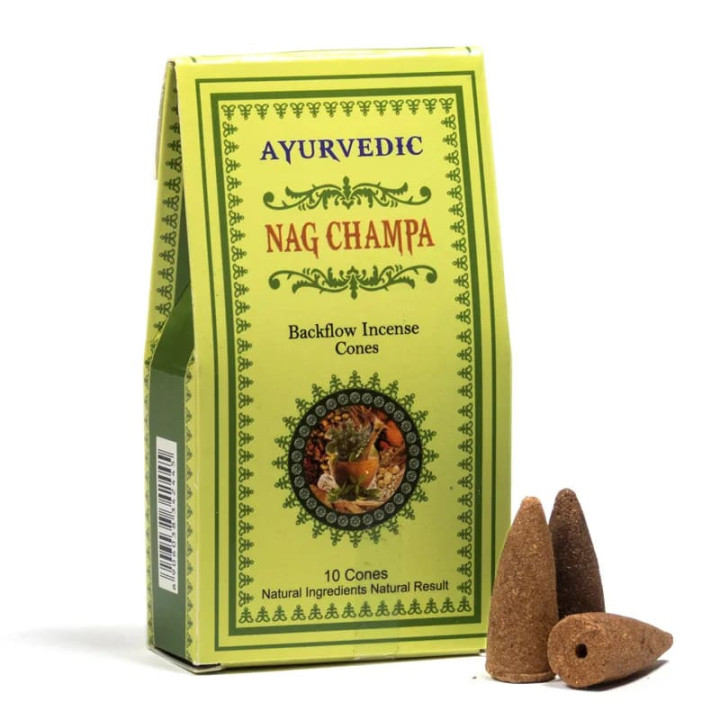 Cônes déncens à refoulement Ayurvedique Nag Champa | Pieralune