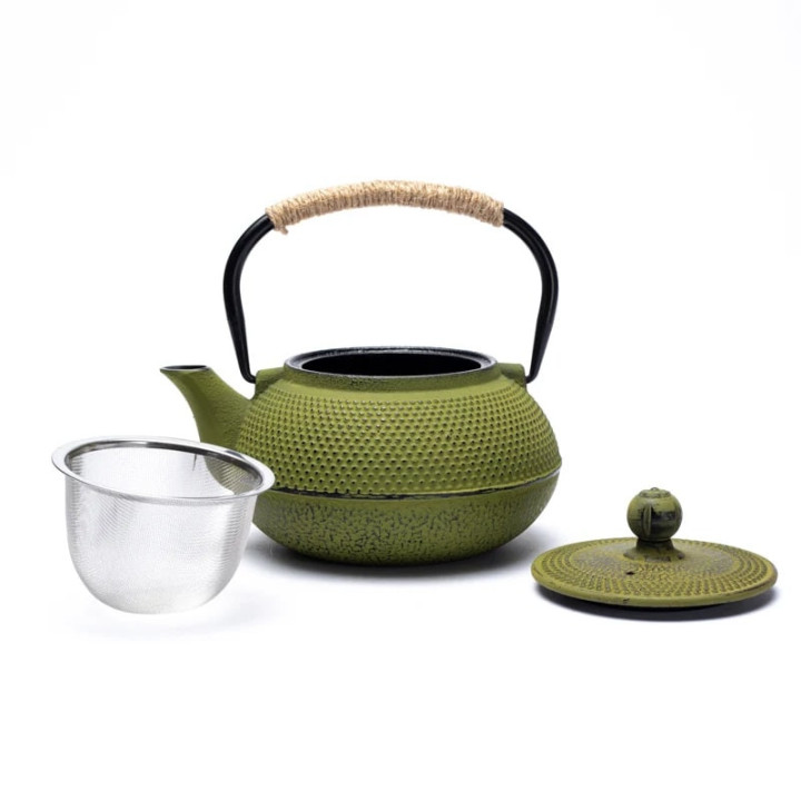 Théière émaillée Tetsukyusu 0,6 litre verte | Pieralune
