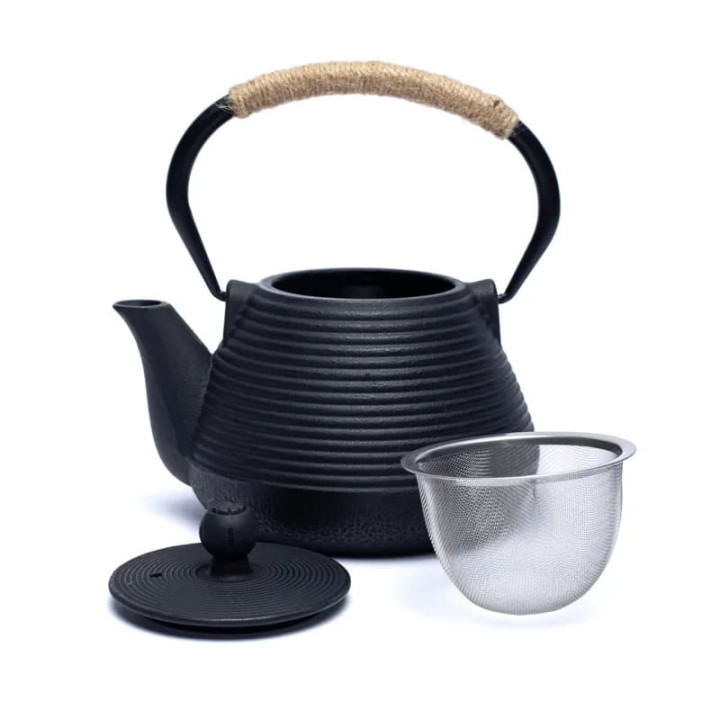 Théière émaillée Tetsukyusu 1,0 litre noir | Pieralune