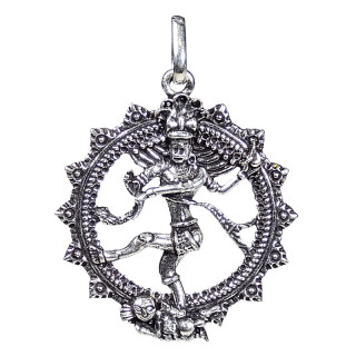 Pendentif Shiva couleur d'argent | Pieralune