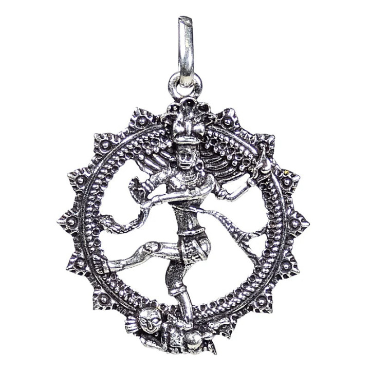 Pendentif Shiva couleur d'argent | Pieralune